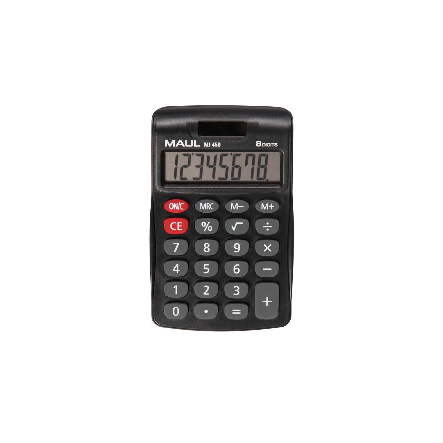 MAUL Desktop Calculator MJ 450 Solar Battery 1-line, 8 digits black