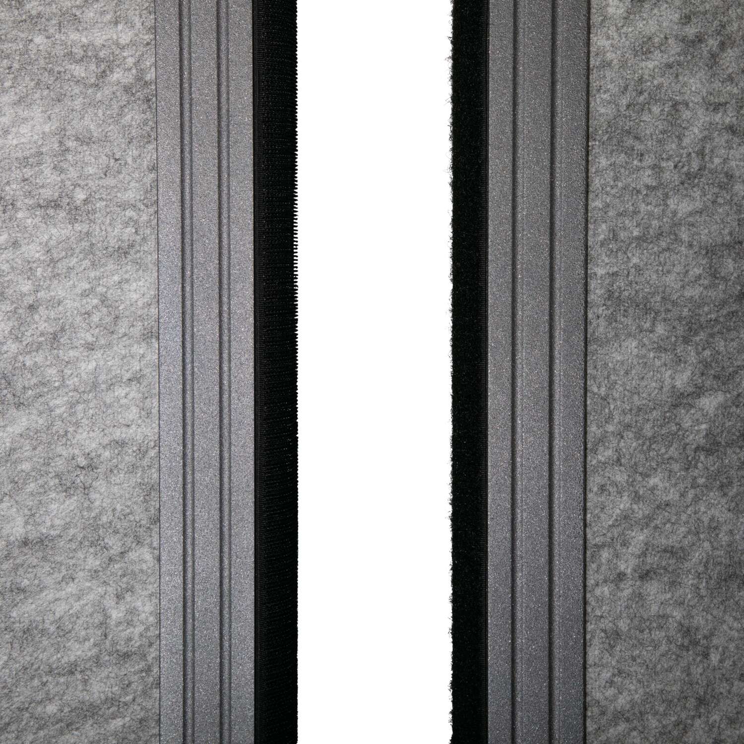 Partition wall MAULconnecto 2xacoust. dark 1x light mobile