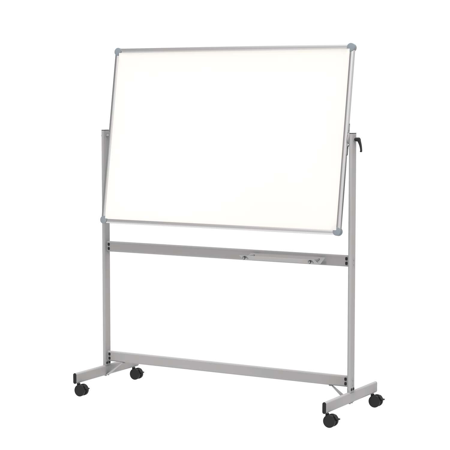 Mobiles Whiteboard MAULpro, drehbar, Emaille, 100x210 cm