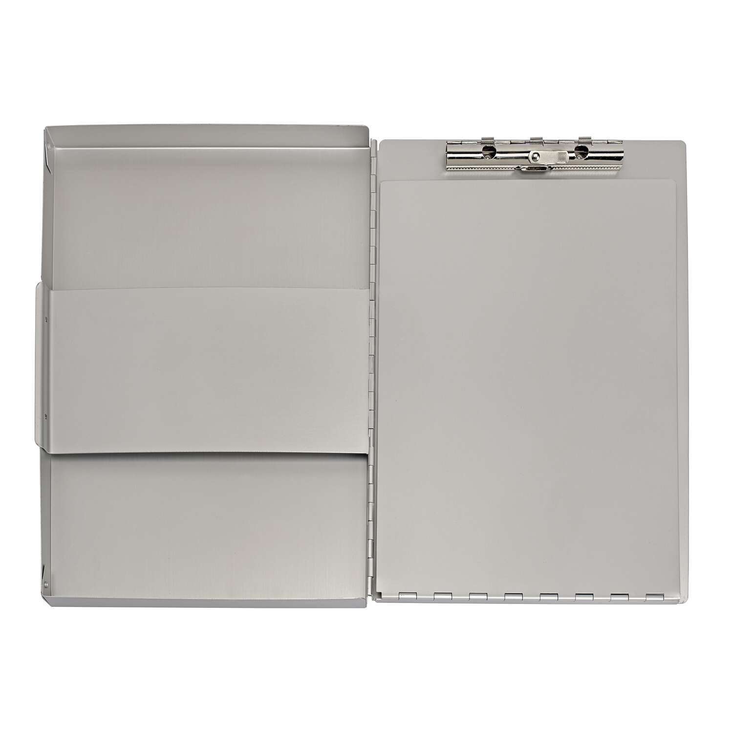 A4 aluminium clipboard MAULassist with storage box