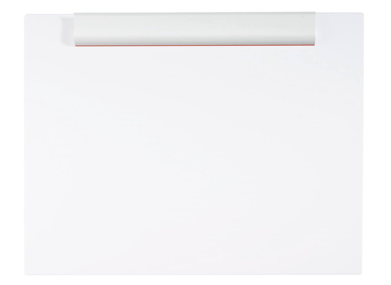 A3 Schreibplatte MAULpro Kunststoff Klemmer lange Seite, weiß