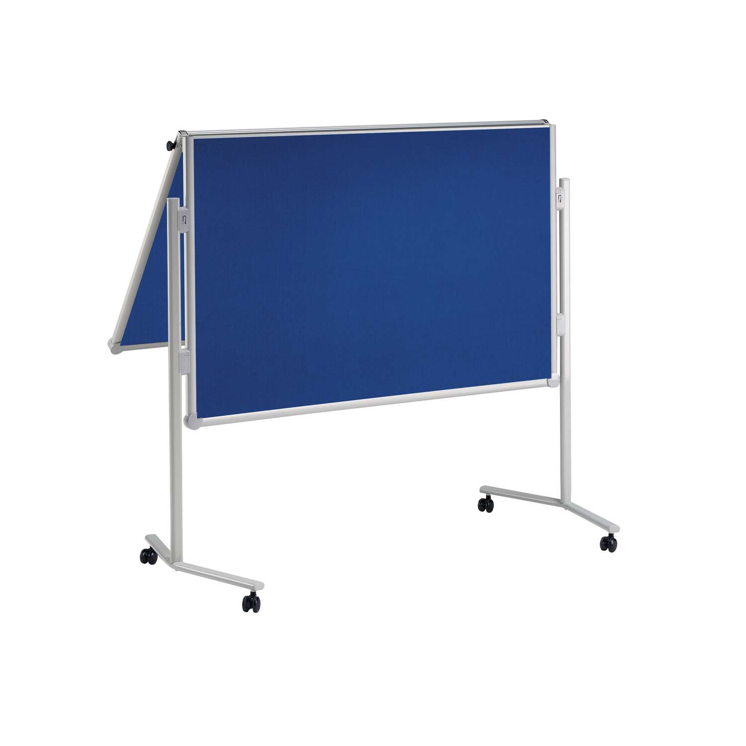 Moderationstafel MAULpro klappb. Textil blau, 150x120cm