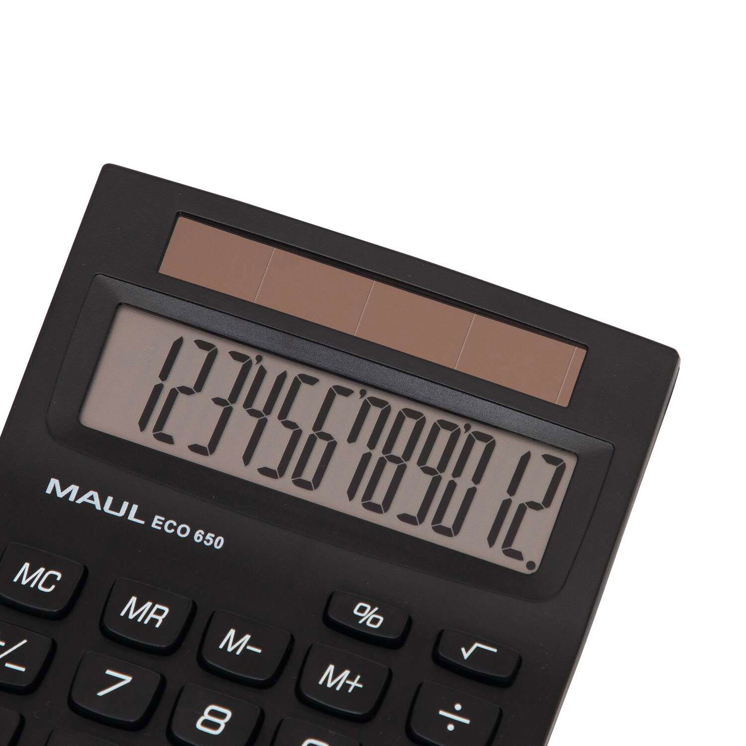 MAUL Desktop Calculator ECO 650 Solar 1-line, 12 digits black