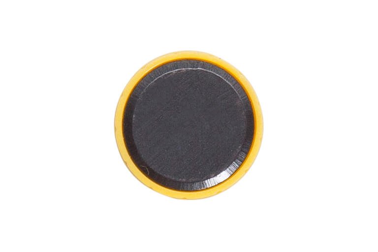 Magnet MAULsolid Ø 20 mm, 0,3 kg Haftkraft, 10 St./Ktn., gelb