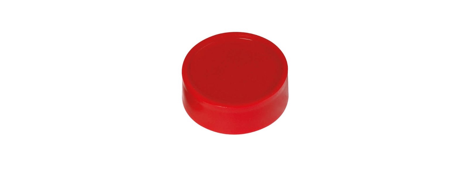 Rund-Magnet, PE Ø 34 mm, 2 kg Haftkraft, 10 St./Set, rot