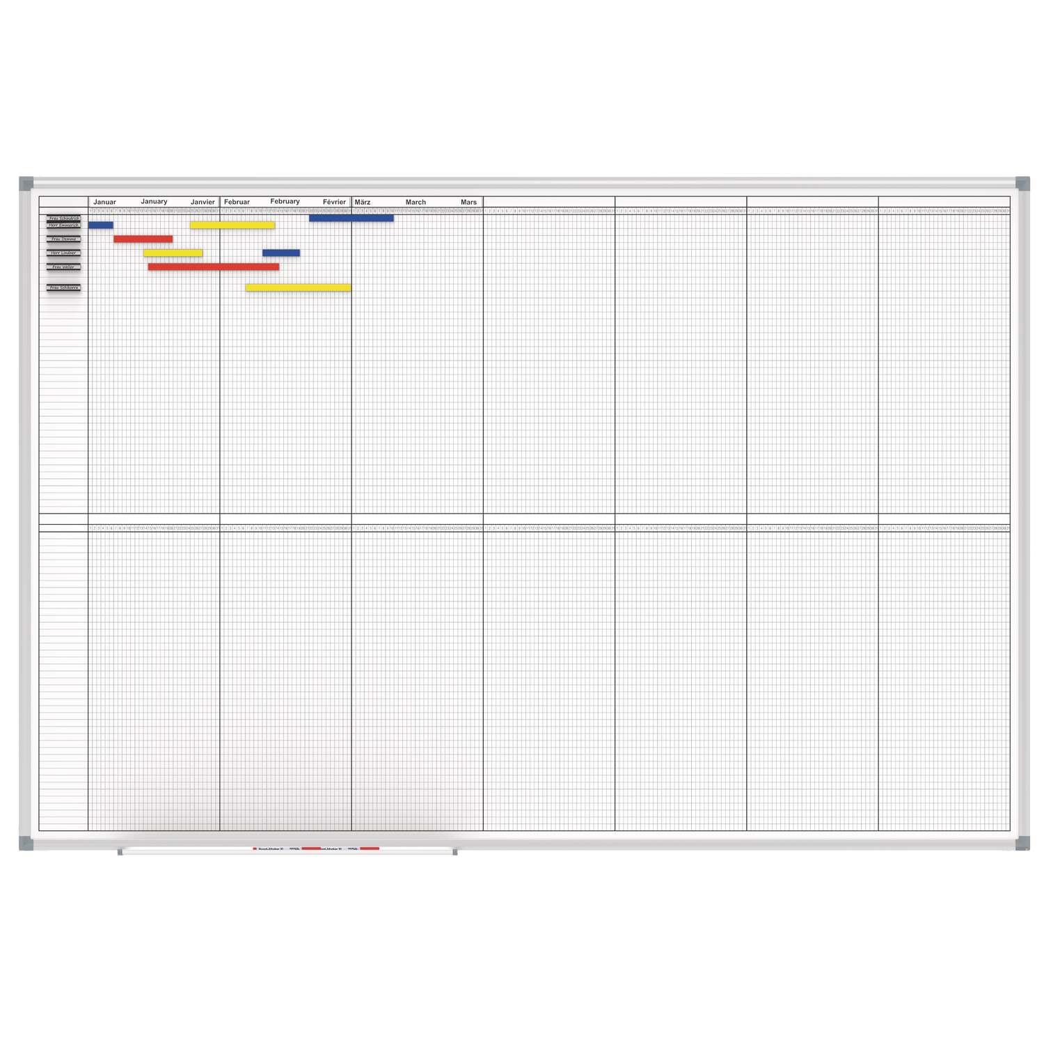 Yearly planner MAULstandard 14 months, 100x150 cm