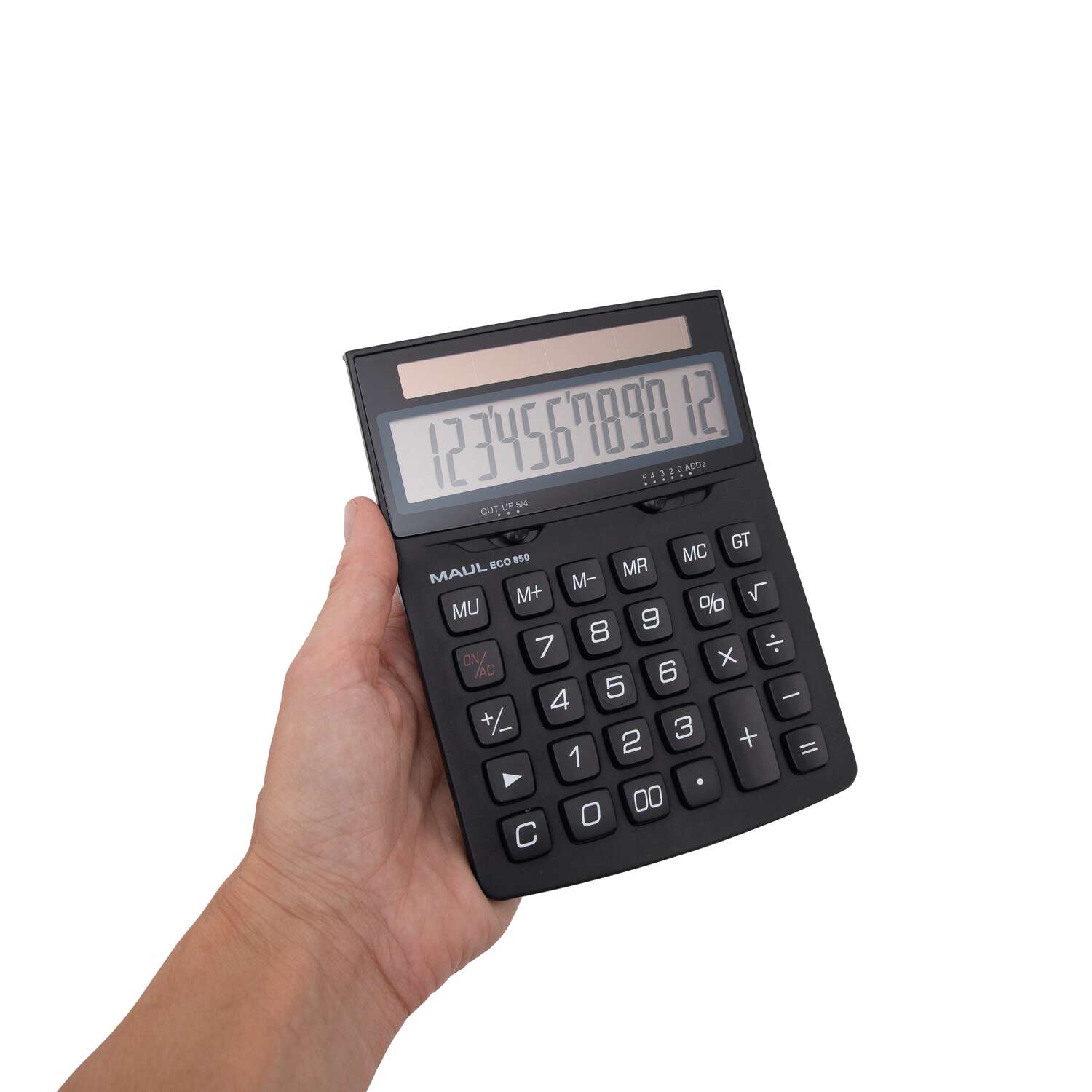 MAUL Desktop Calculator ECO 850 Solar 1-line, 12 digits black