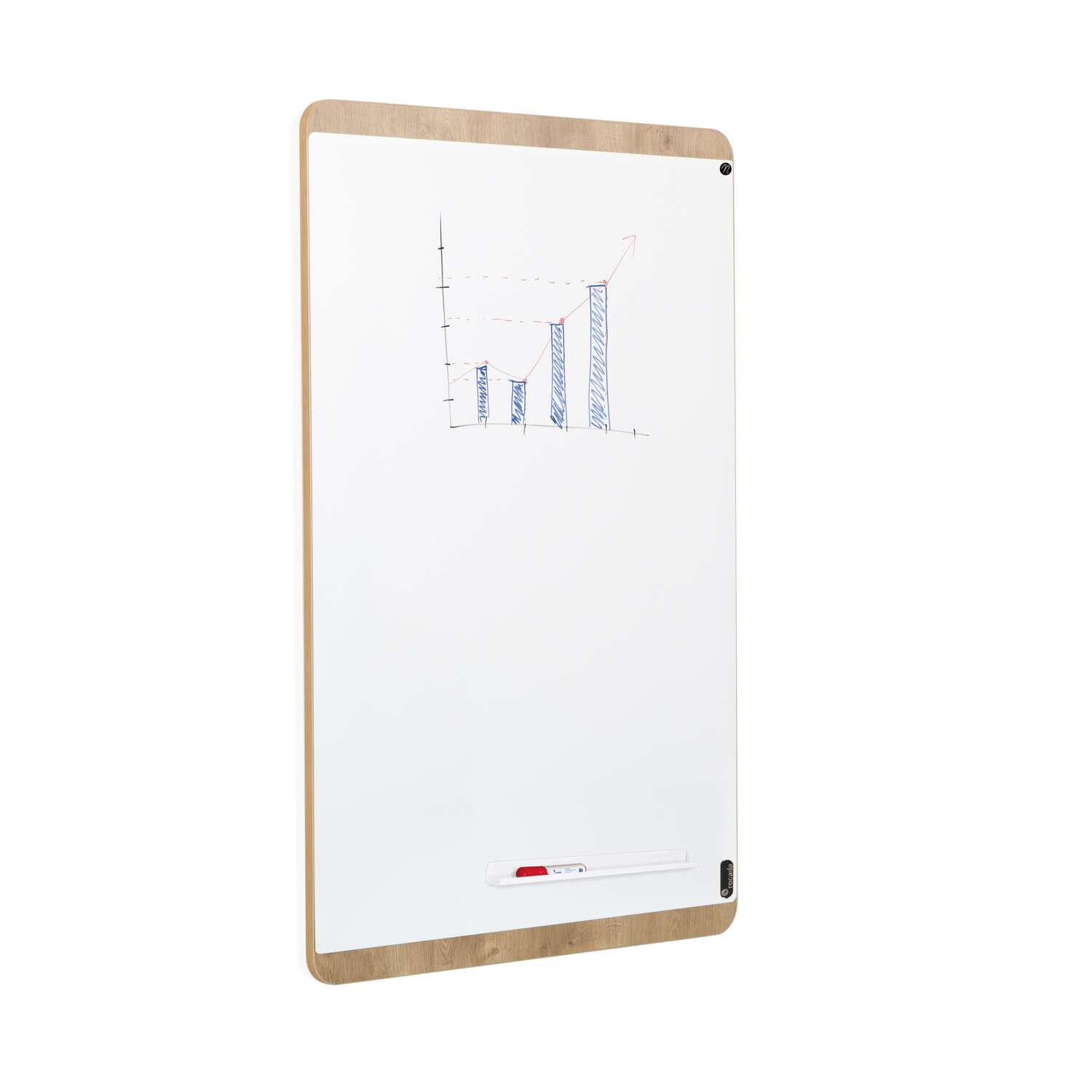 Rocada Whiteboard NATURAL 75 x 115 cm eiche