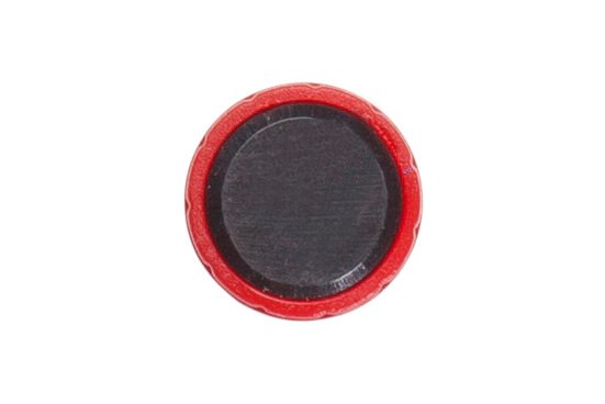 Magnet MAULsolid Ø 15 mm, 0,15 kg Haftkraft, 10 St/Ktn., rot