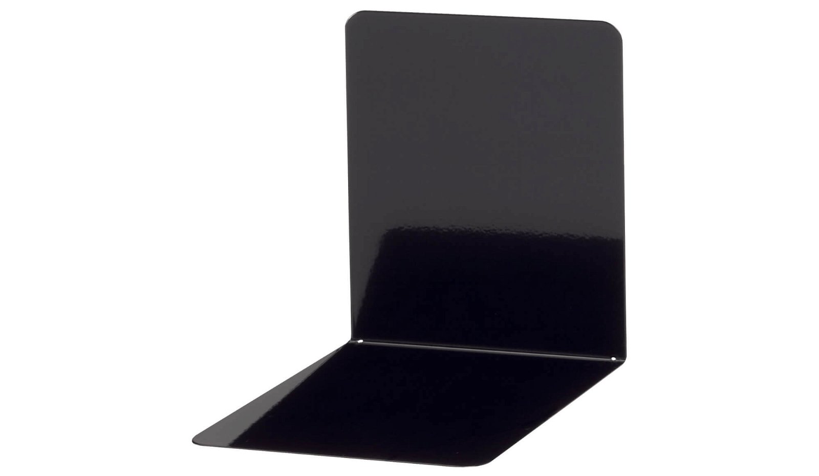 Buchstützen aus Metall, breit, 14 x 12 x 14 cm magnethaftend, schwarz