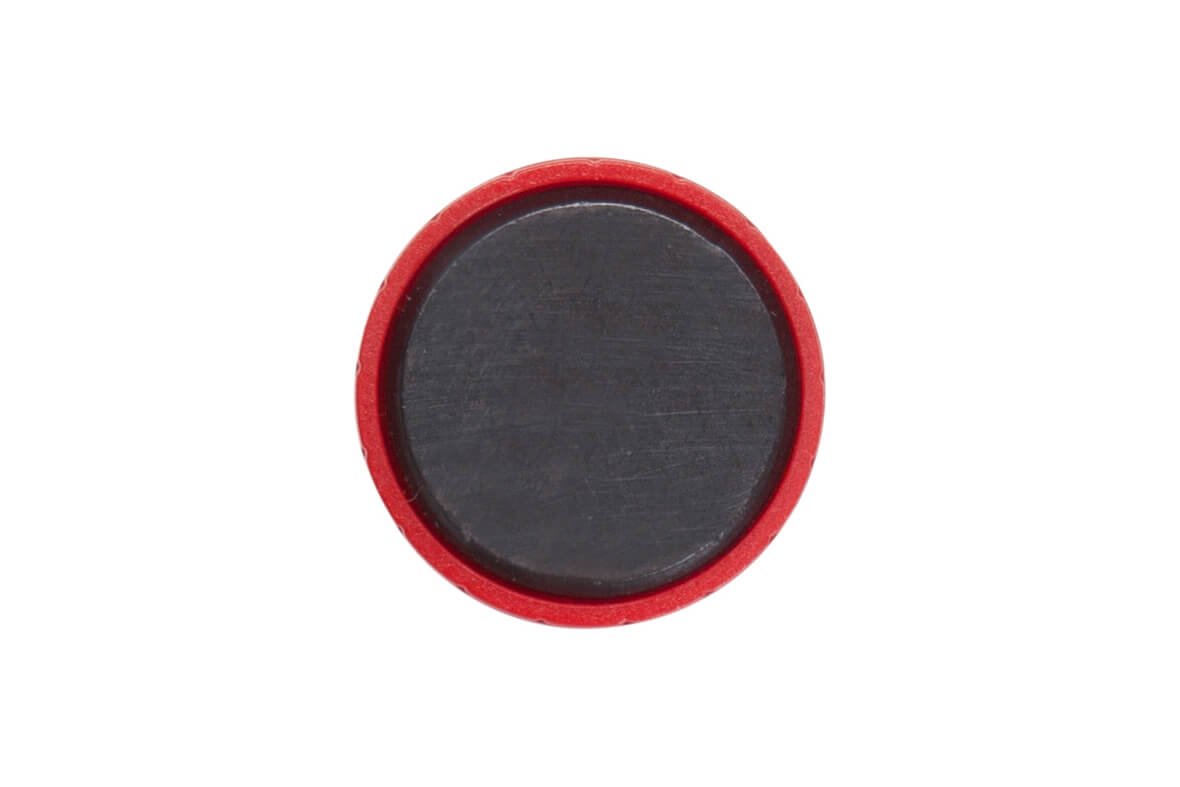 Magnet MAULsolid Ø 32 mm, 0,8 kg Haftkraft, 10 St./Ktn., rot