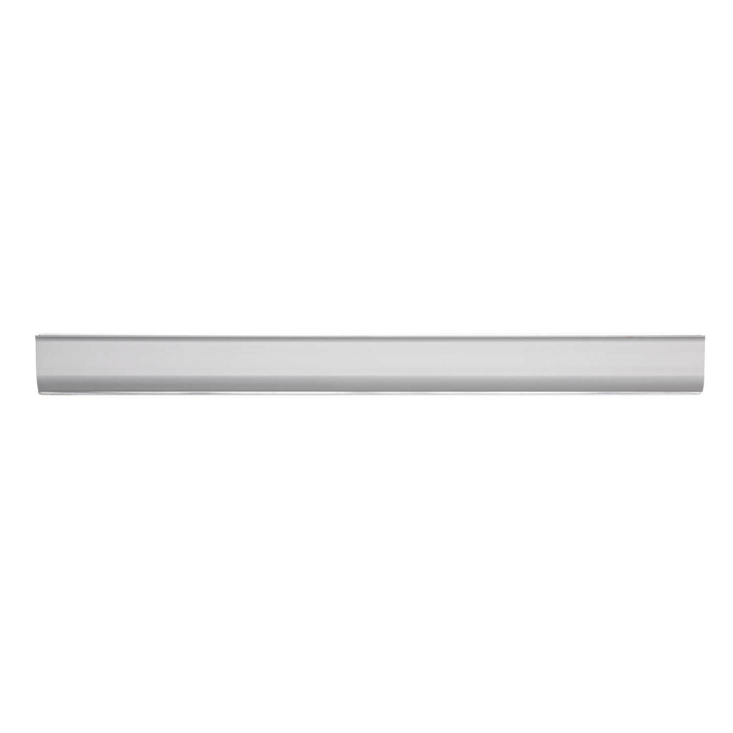 Rail pince aluminium, auto-adhésive longueur 42,8 cm