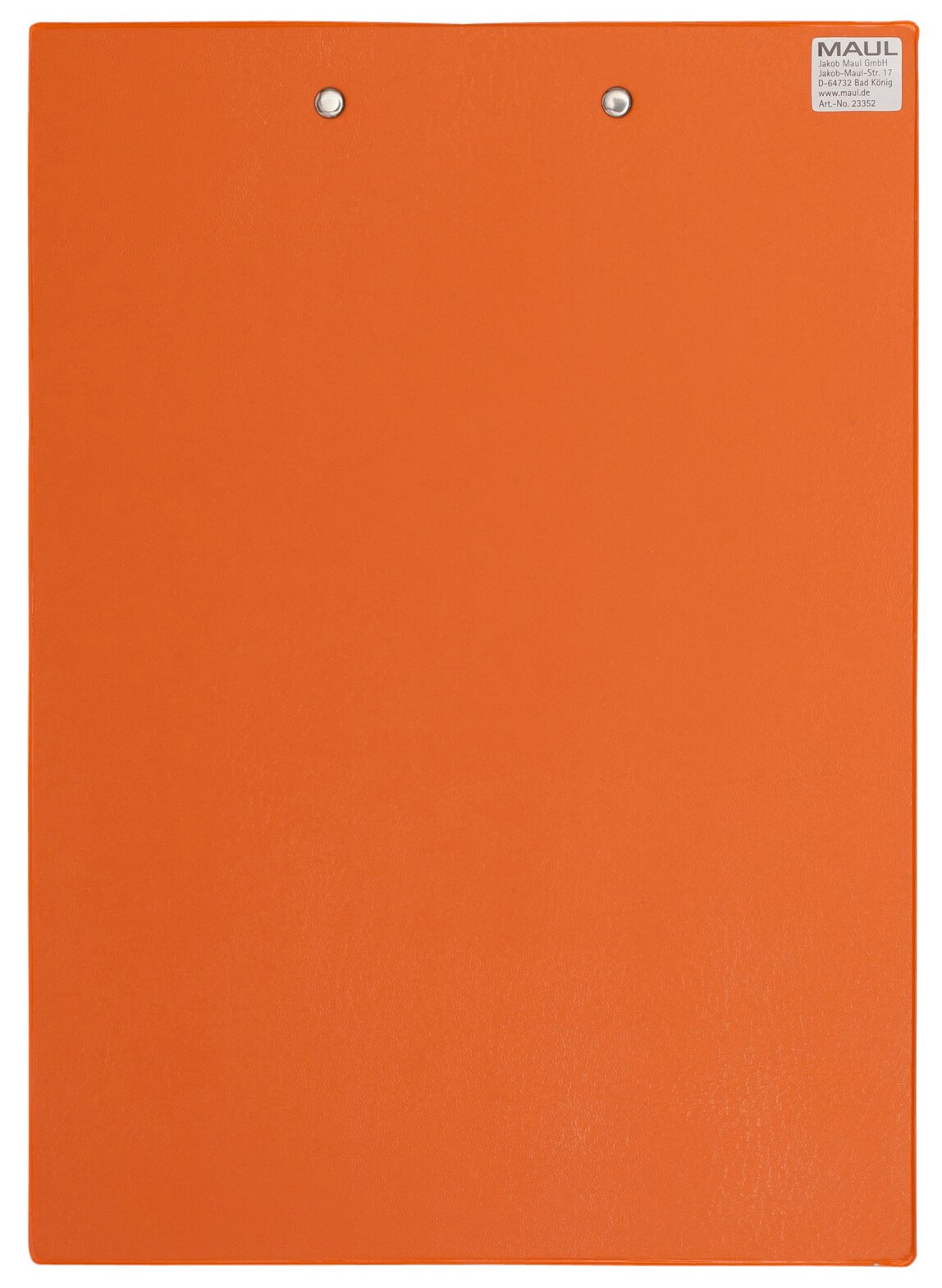 A4 Schreibplatte mit Folien- überzug, orange