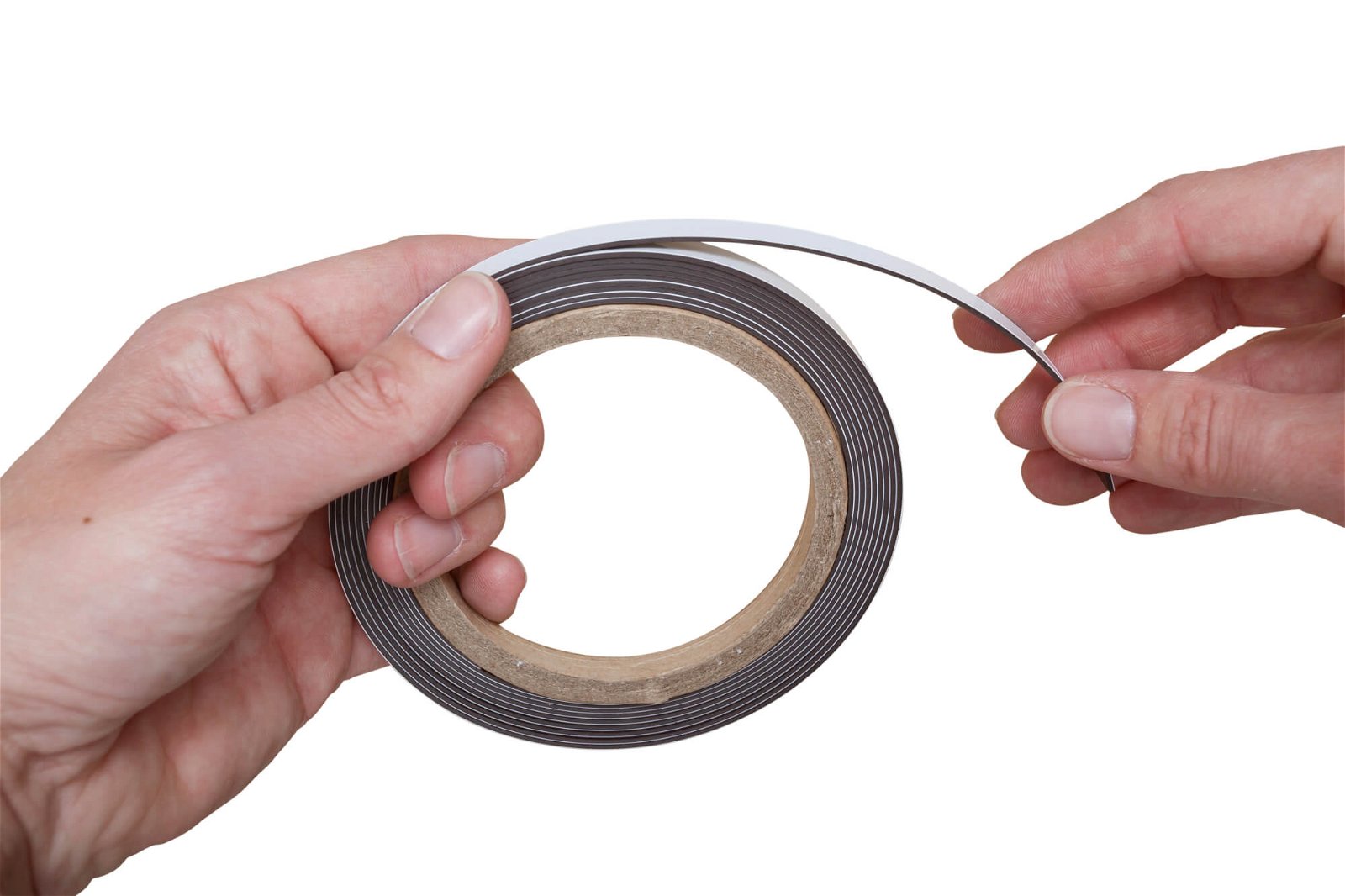 Kennzeichnungsband magnet- haftend, 3 m x 10 mm x 1 mm, weiß