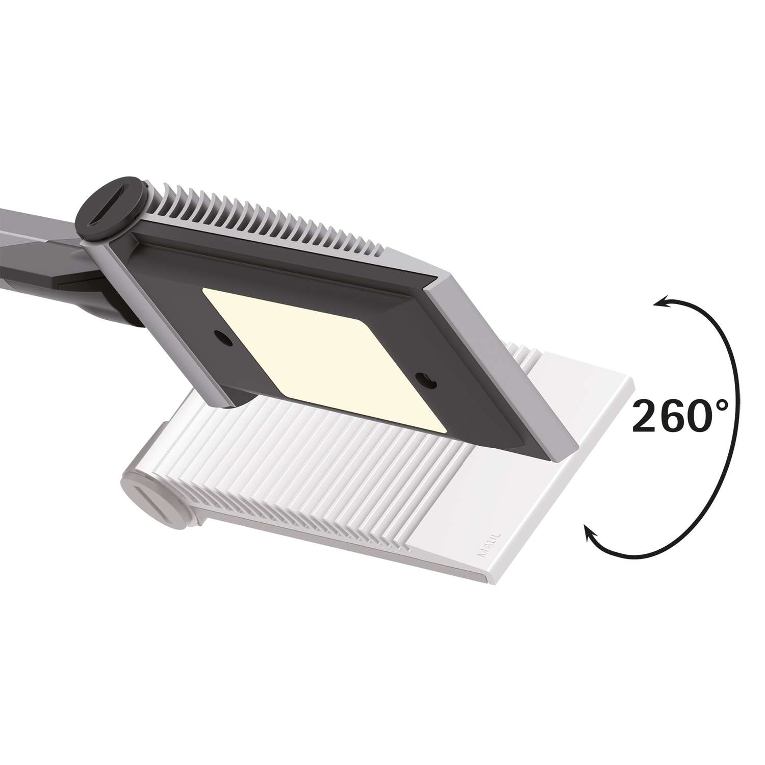 Luminaire de bureau LED MAULoptimus col. vario régl. pince